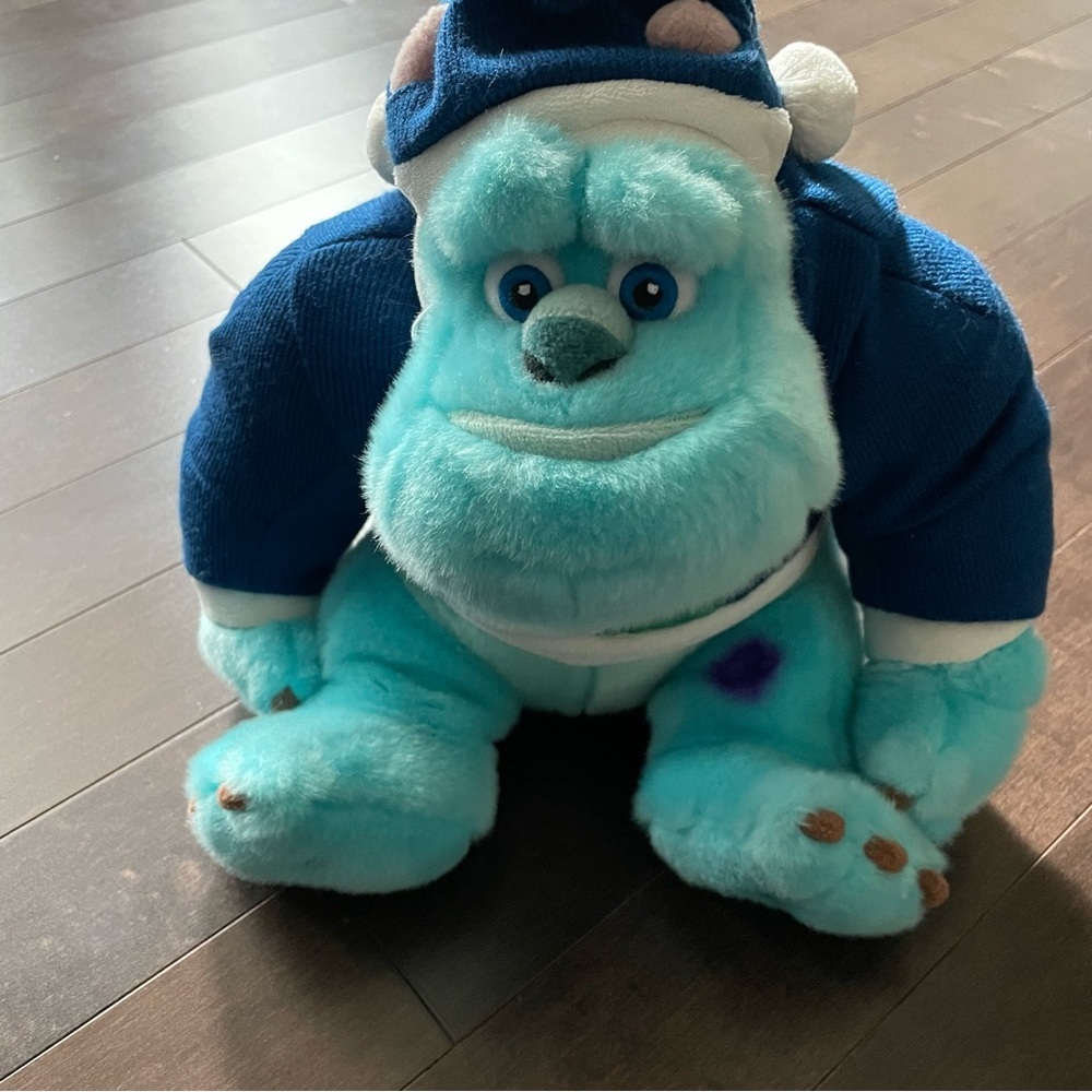 Disney Monsters Inc Christmas Winter Sully Plush Toy 12 Inch